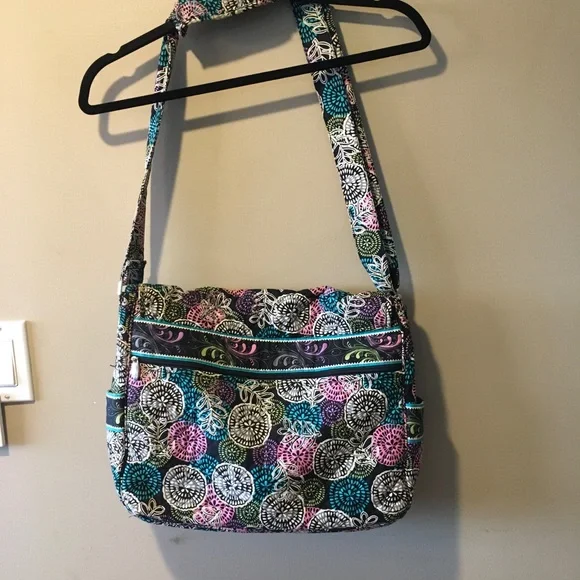 Multicolor Patterned Shoulder Bag - Picture 8 of 9